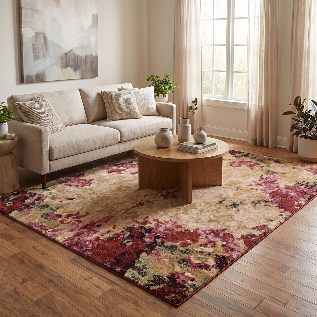 Tapis Riez Multico - salon vue large
