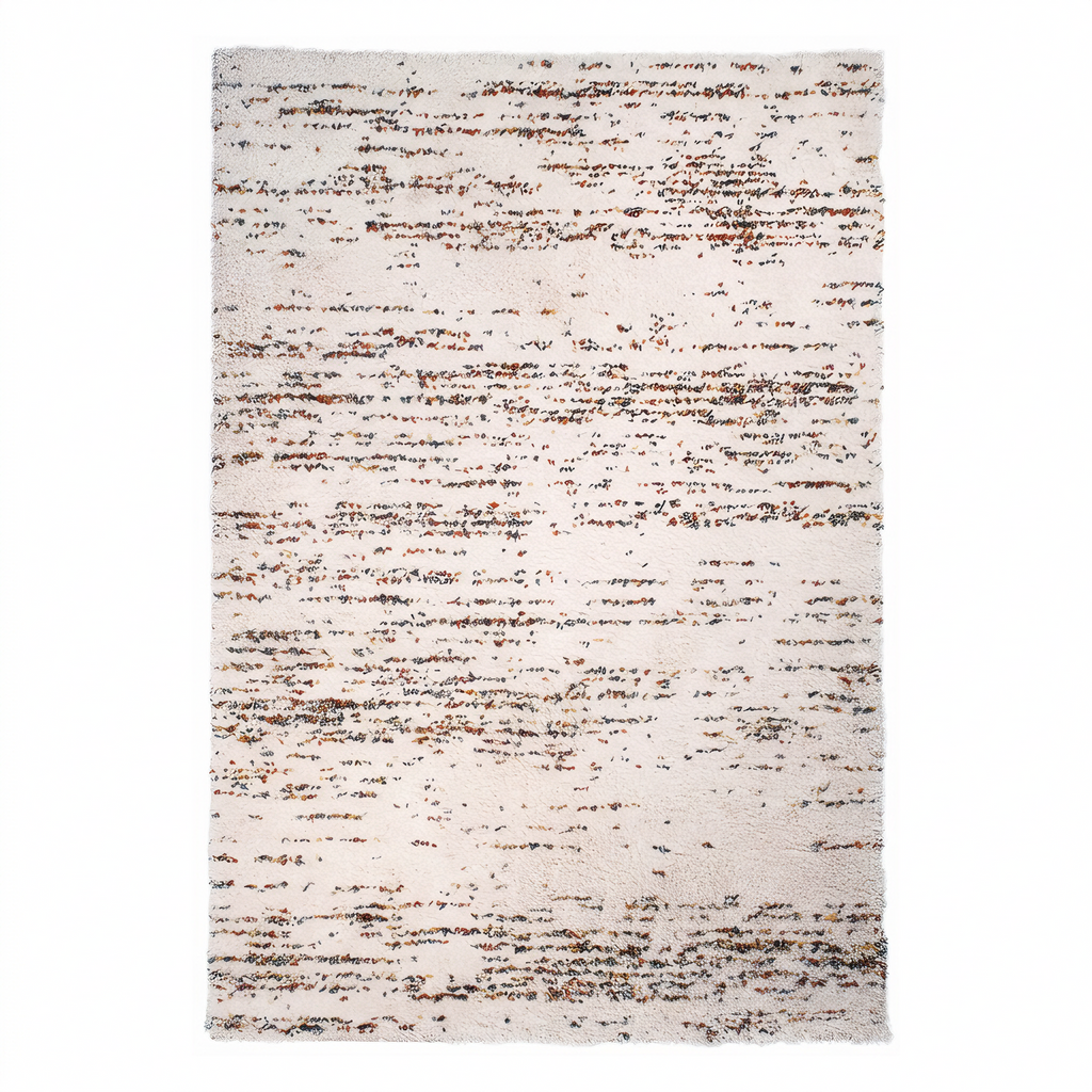 Tapis Ainhoa Multico/naturel - vue produit fond blanc