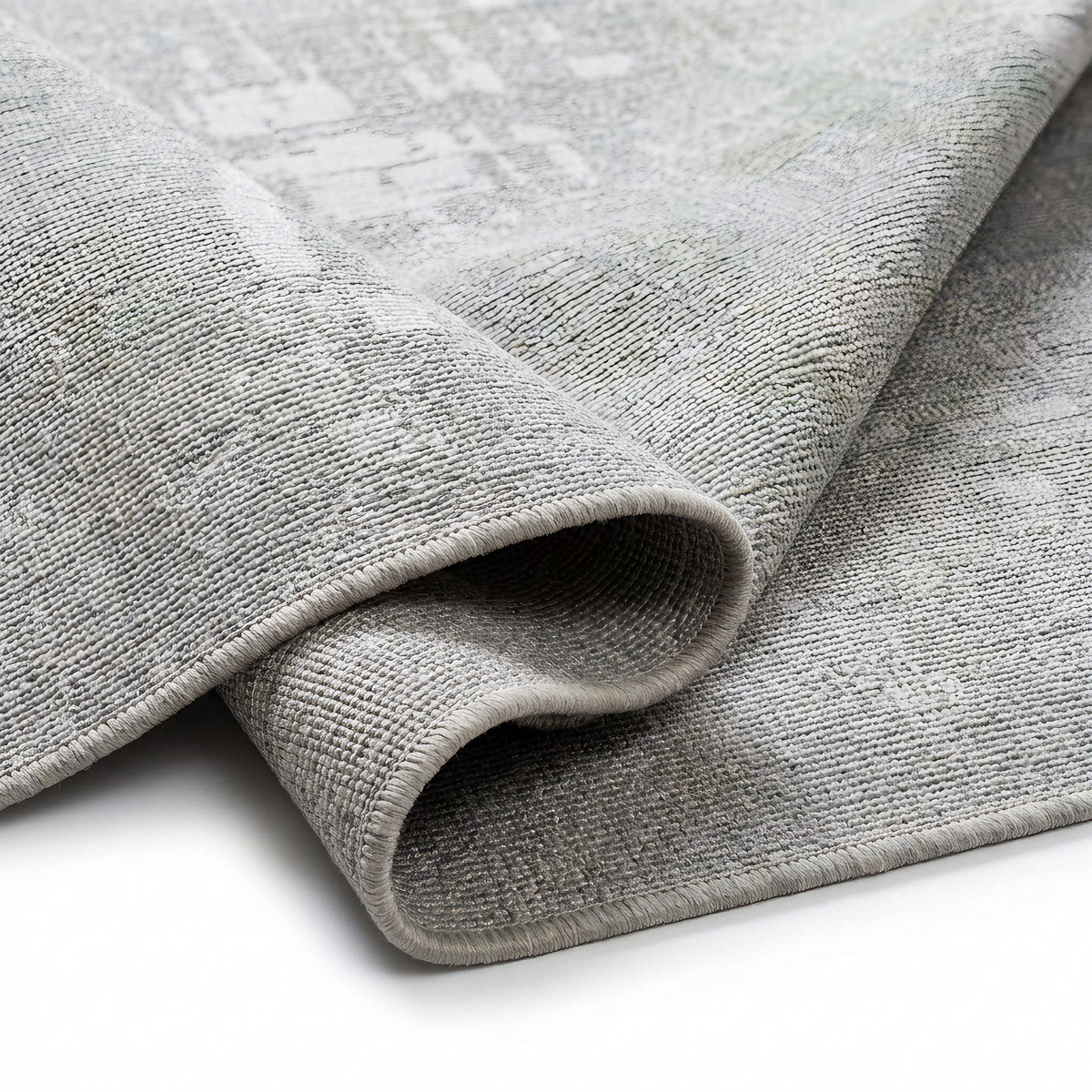 Tapis Ségur Lichen angle tissage
