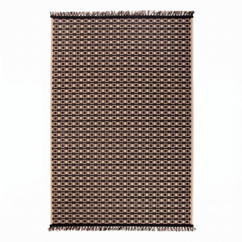 Tapis Obernai Naturel - vue produit fond blanc