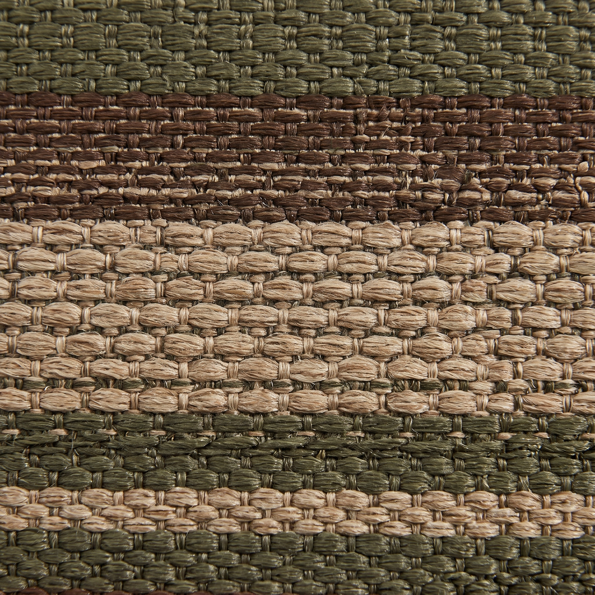 Zoom qualité du tissage du tapis Agay Naturel