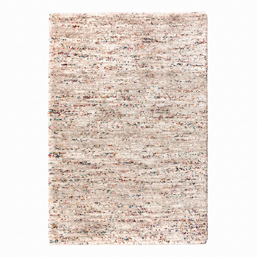 Tapis Beynac Neige - vue produit fond blanc