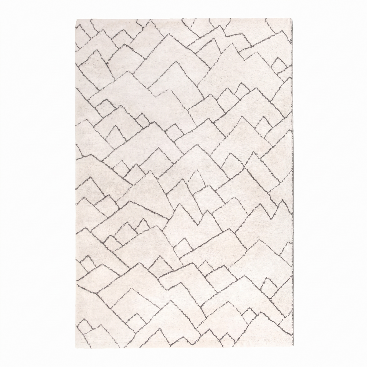 Tapis Espelette Naturel - vue produit fond blanc