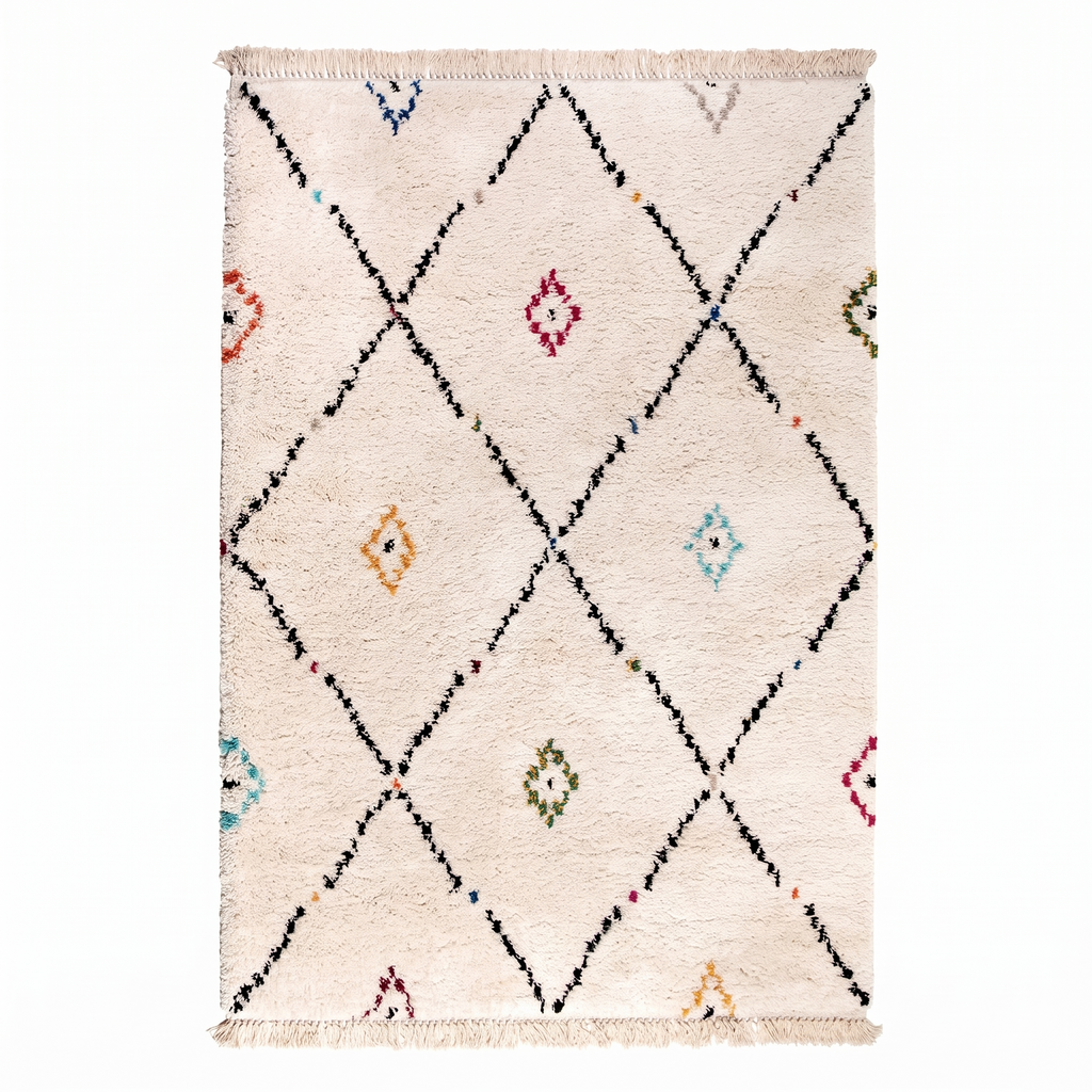 Tapis Chambord Multico - vue produit fond blanc