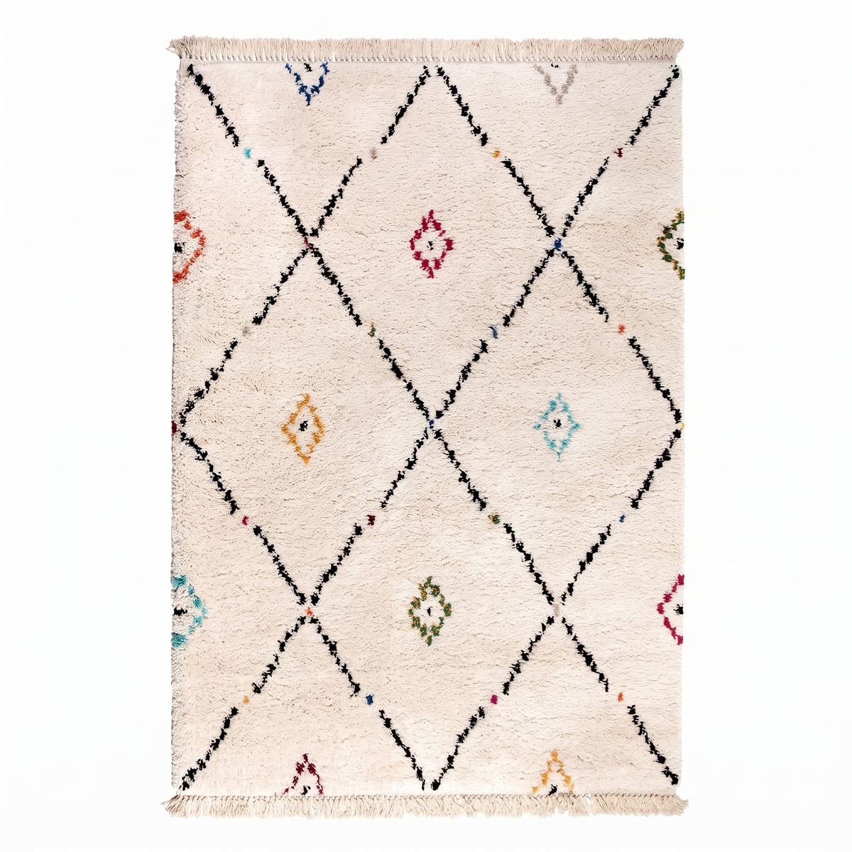 Tapis Chambord Multico - vue produit fond blanc