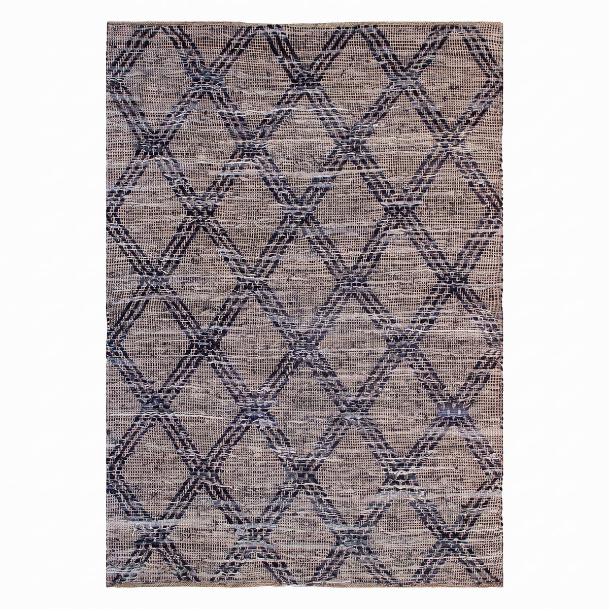 Tapis Orcival Navy - vue produit fond blanc
