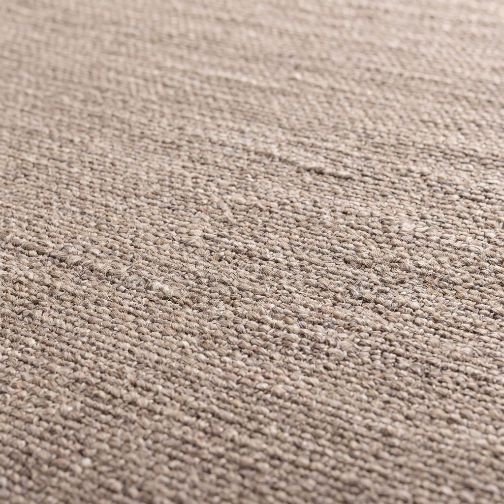 Zoom qualité du tissage du tapis Dieulefit Naturel