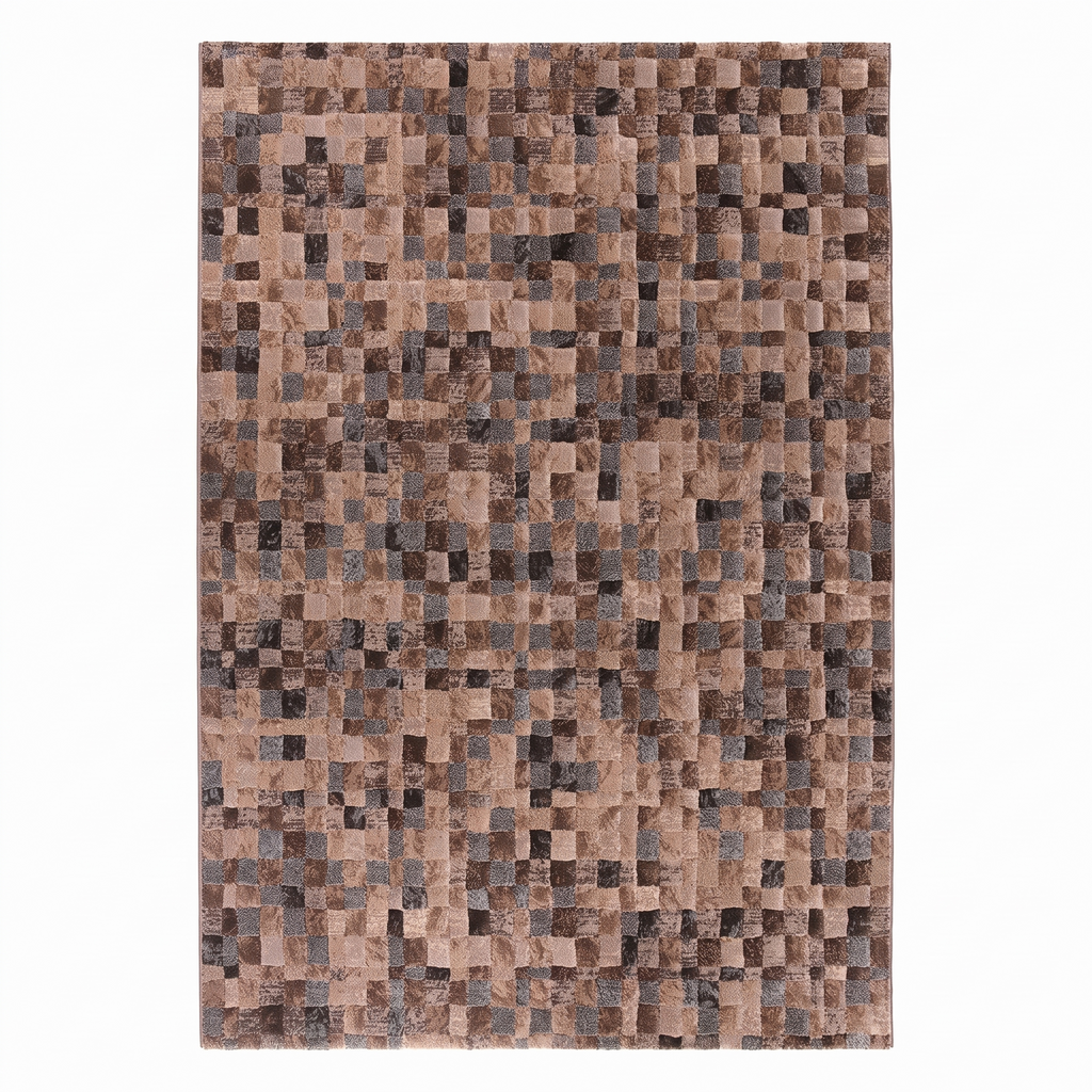 Tapis Camargue Noisette - vue produit fond blanc