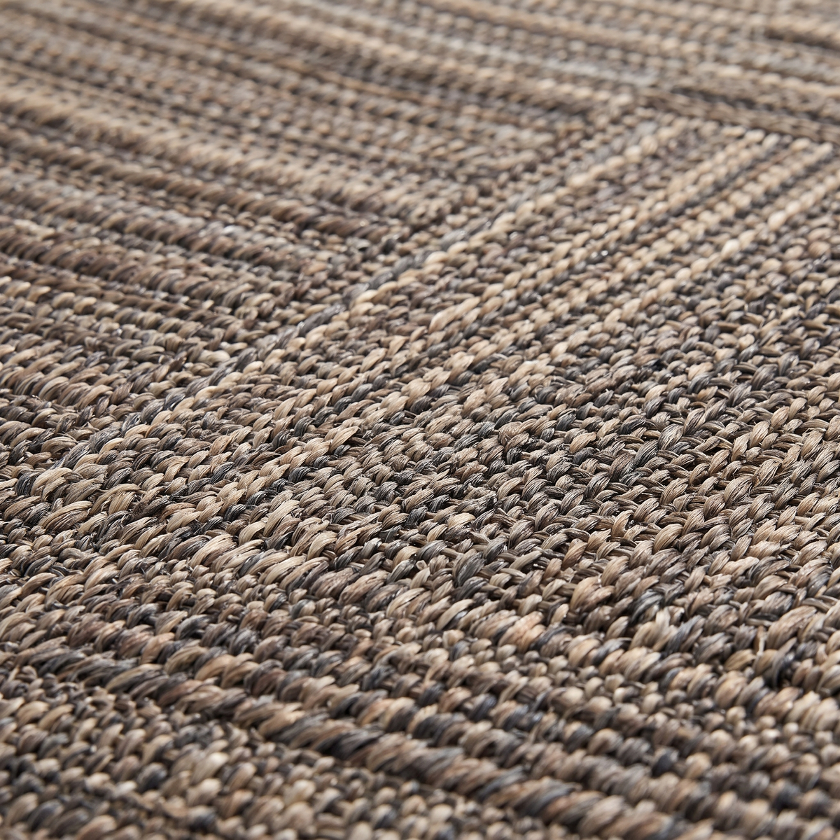 Zoom qualité du tissage du tapis Bandol Naturel