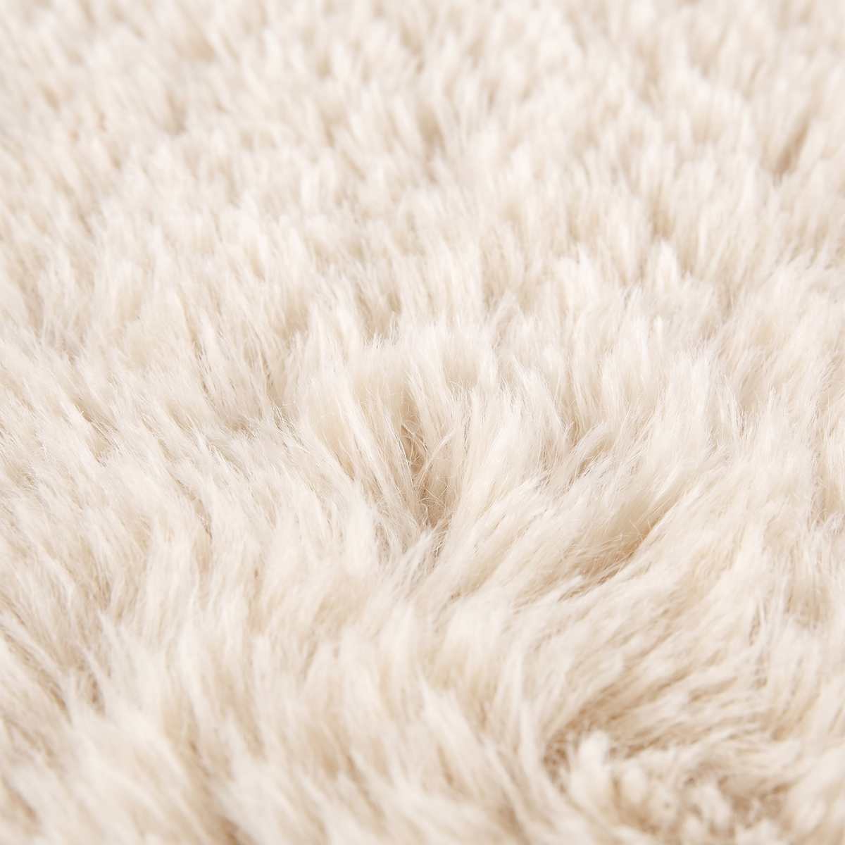 Zoom qualité du tissage du tapis Aravis Ivoire