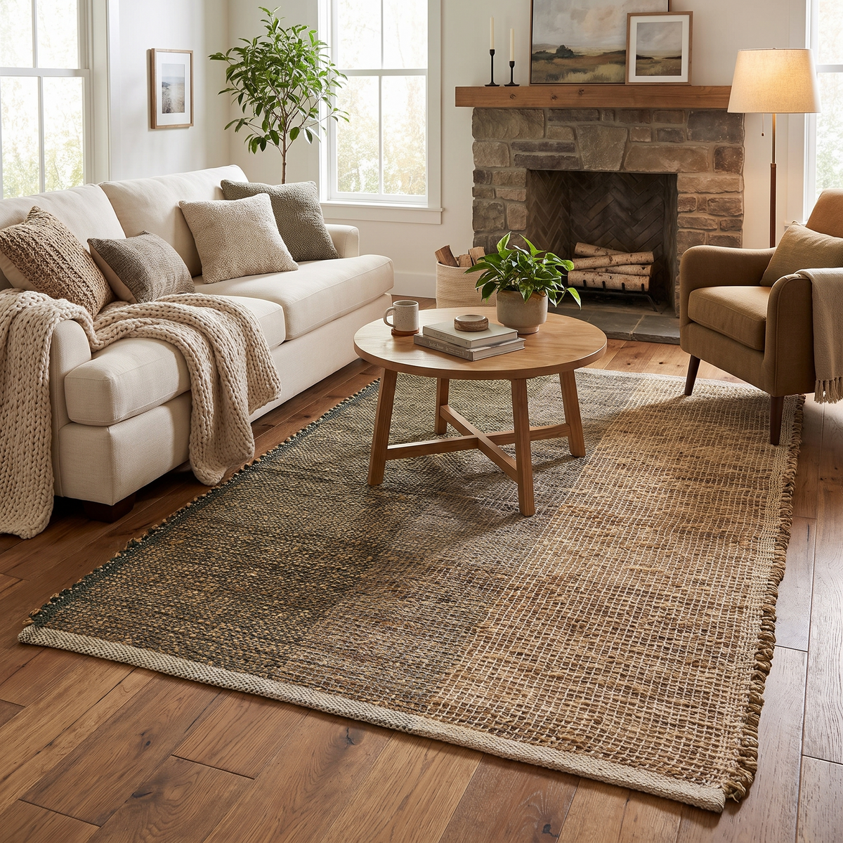 Tapis Chartreuse Thym - salon