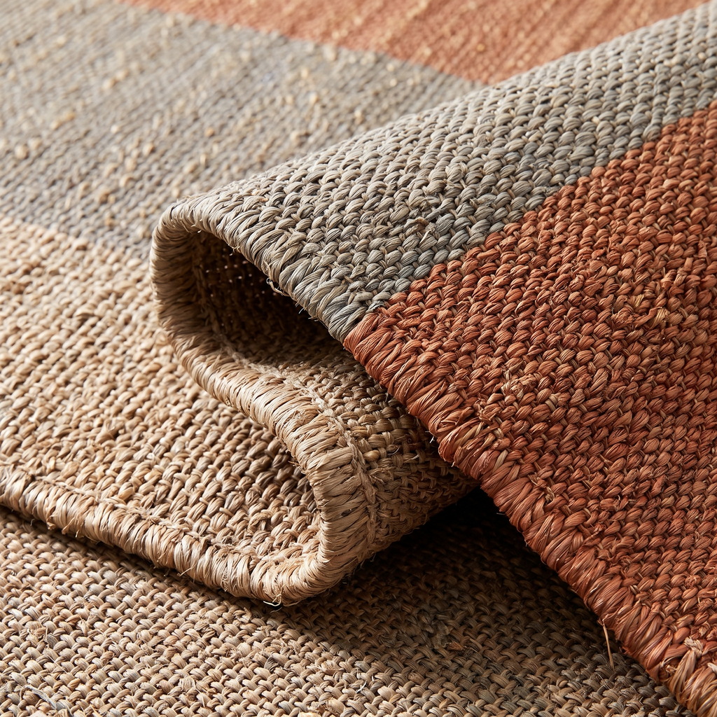 Tapis Chartreuse Terracotta - angle plié
