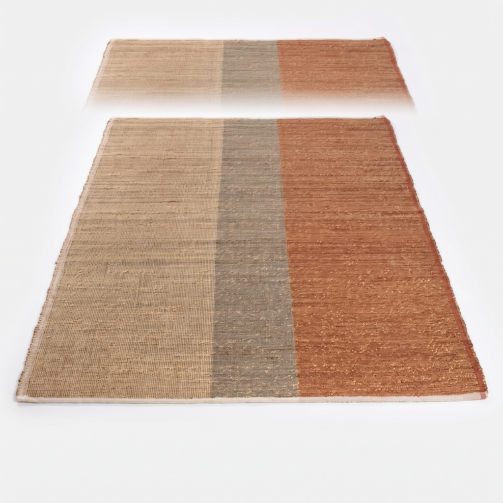 Tapis Chartreuse Terracotta - fond blanc