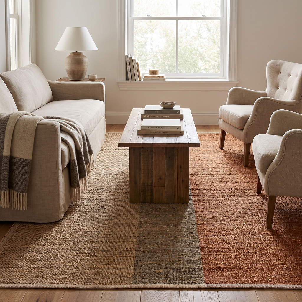 Tapis Chartreuse Terracotta - salon