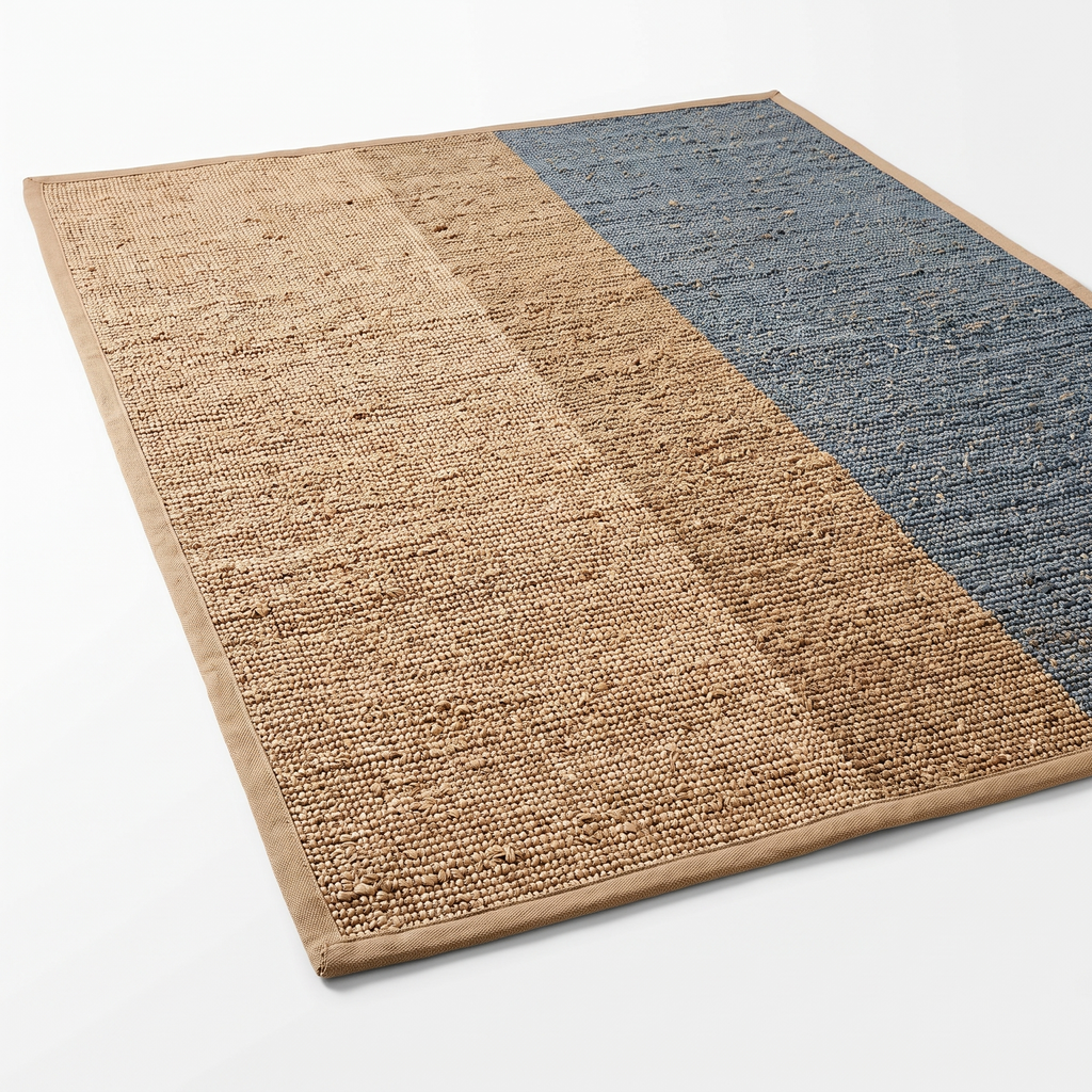 Tapis Chartreuse Myosotis - fond blanc