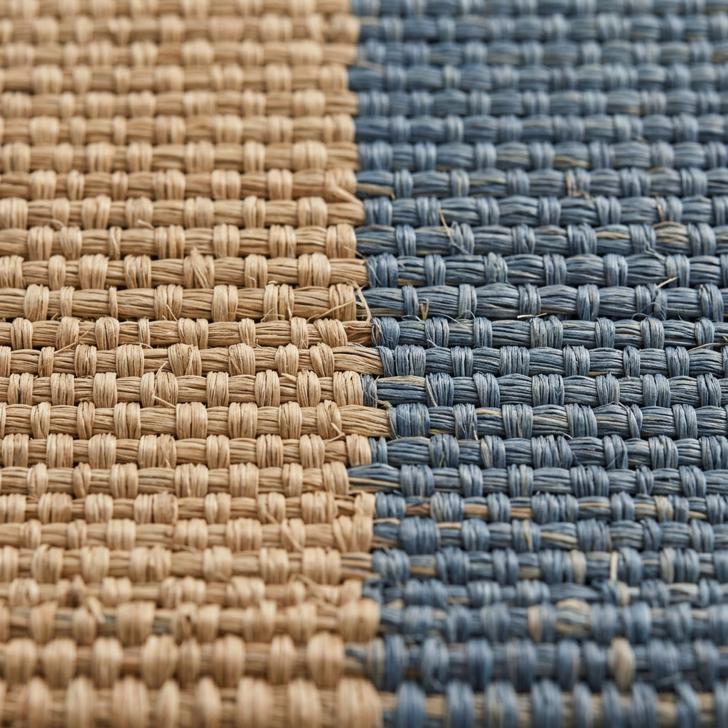 Tapis Chartreuse Myosotis - zoom tissage