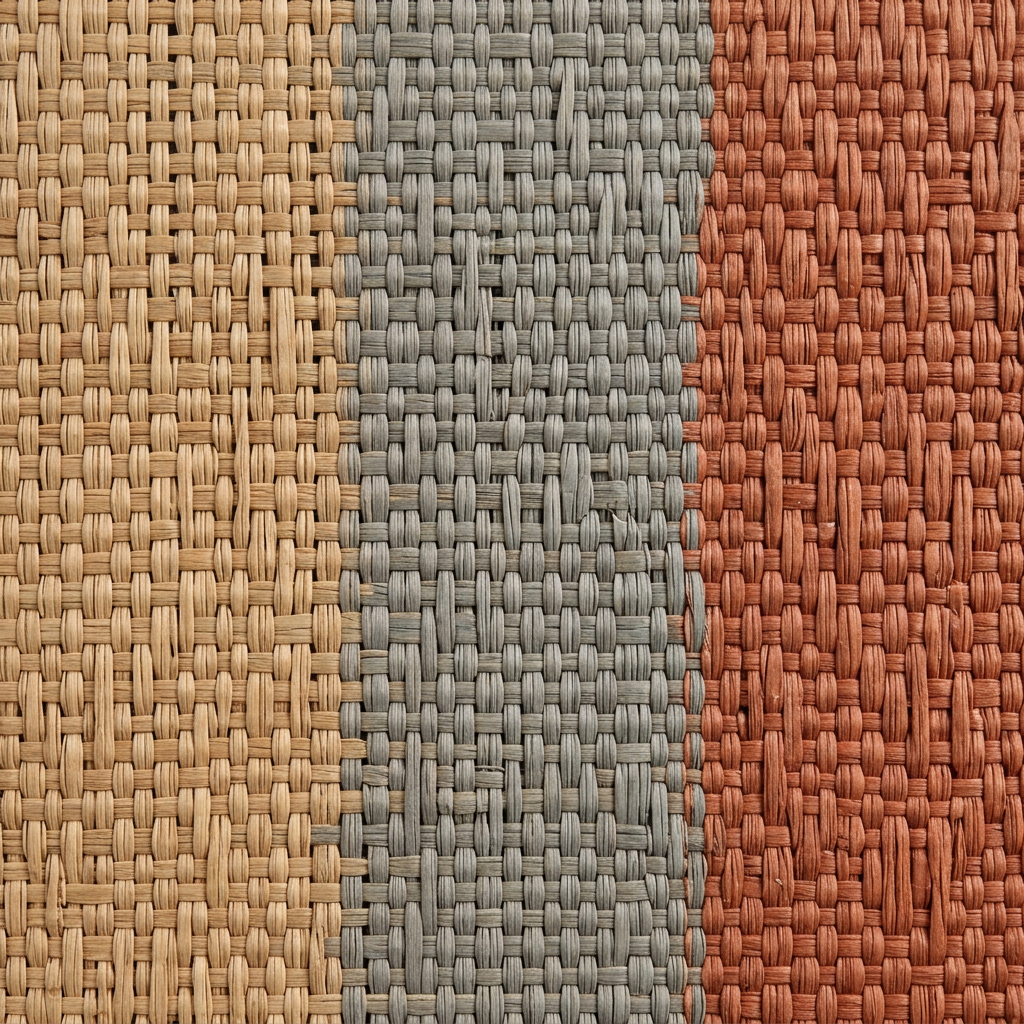 Tapis Chartreuse Terracotta - zoom tissage