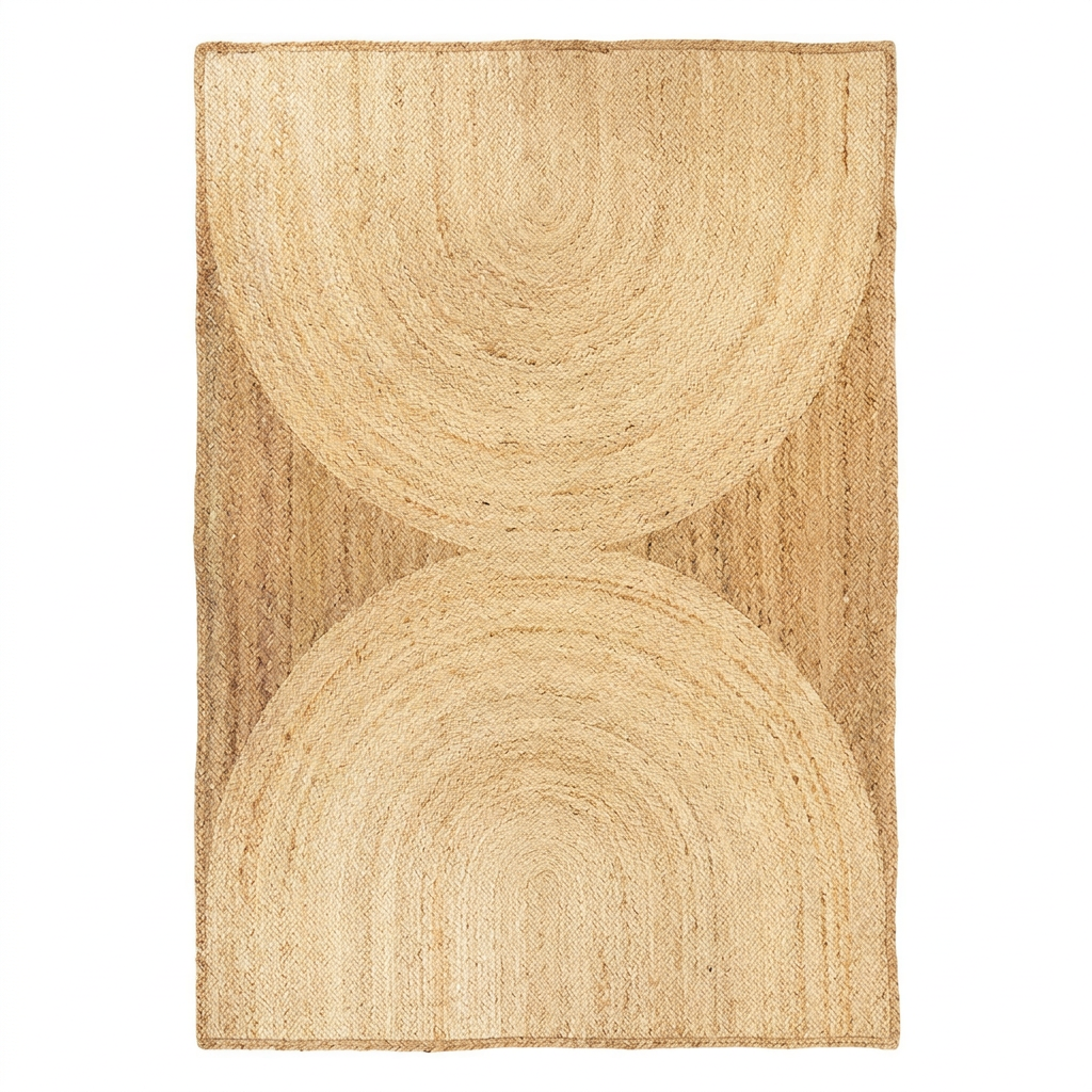 Tapis Luberon Neige - vue produit fond blanc