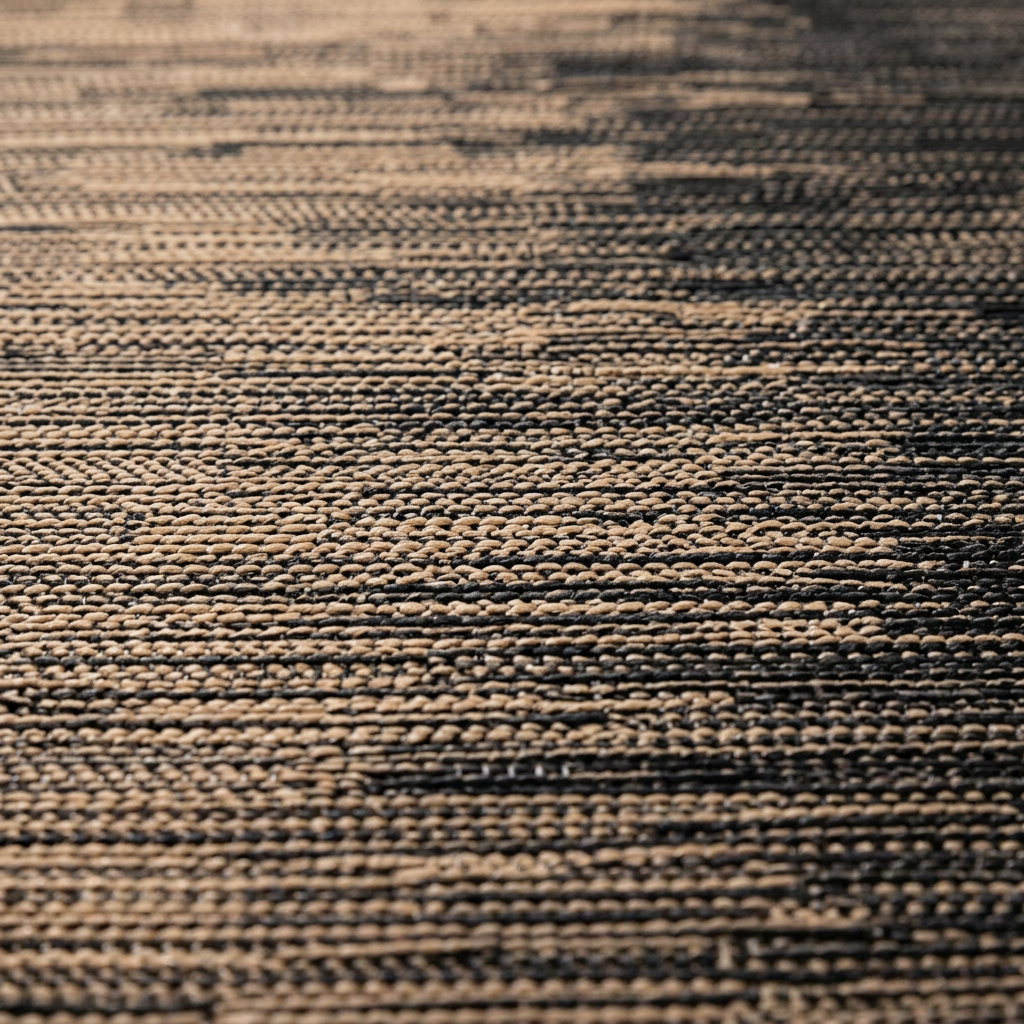 Zoom qualité du tissage du tapis Gruissan Tonnerre