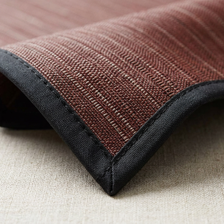 Tapis Belcastel Prune détail tissage