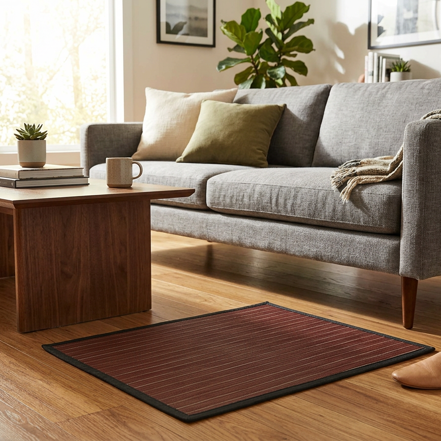Tapis Belcastel Prune salon