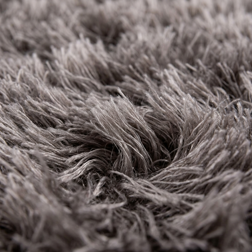 Zoom qualité du tissage du tapis Cordes Gris