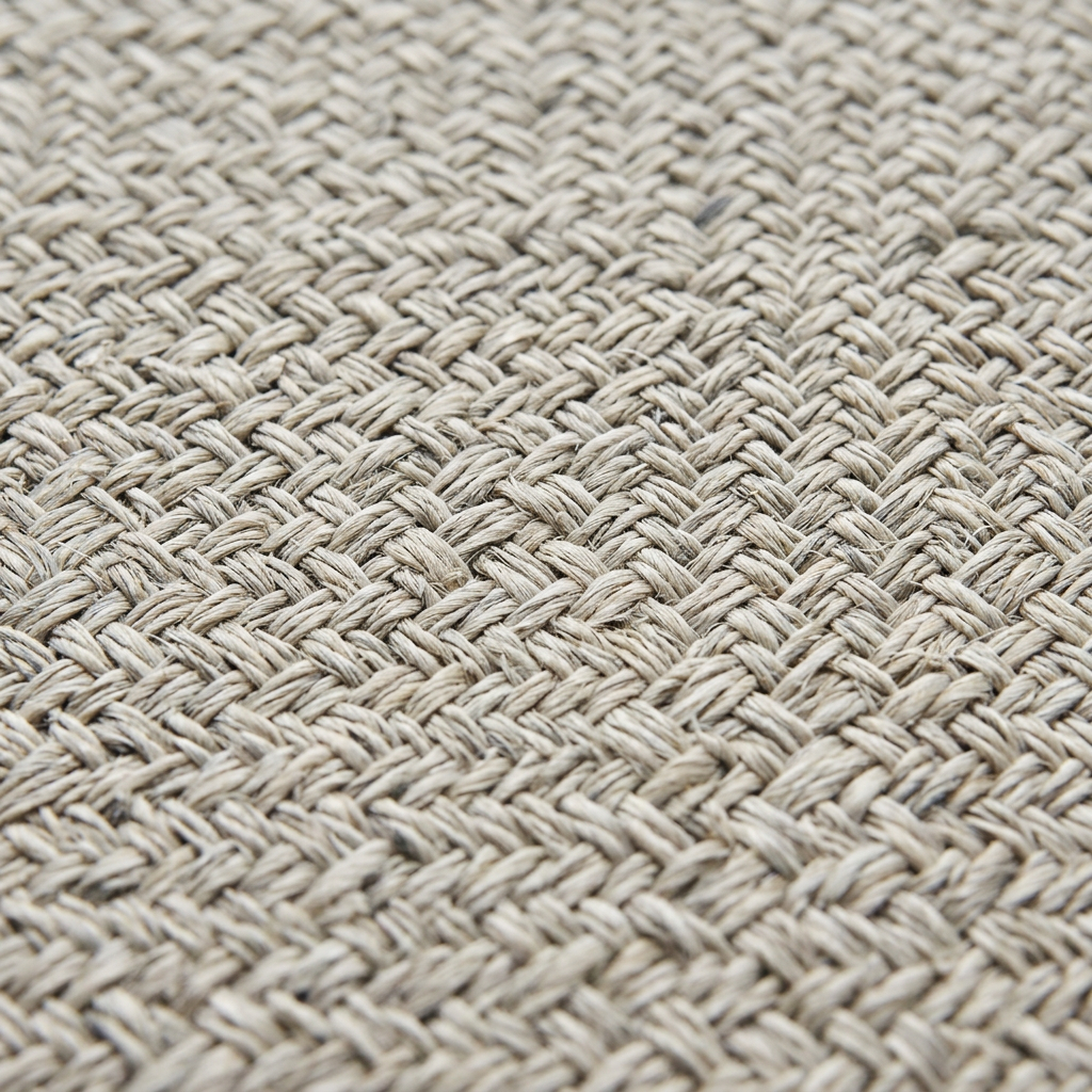 Zoom qualité du tissage du tapis Lagrasse Gris