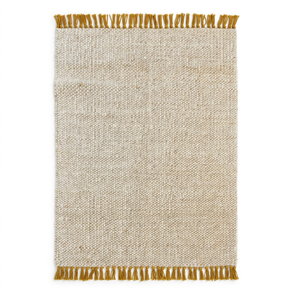Tapis Lagrasse Or - vue produit fond blanc