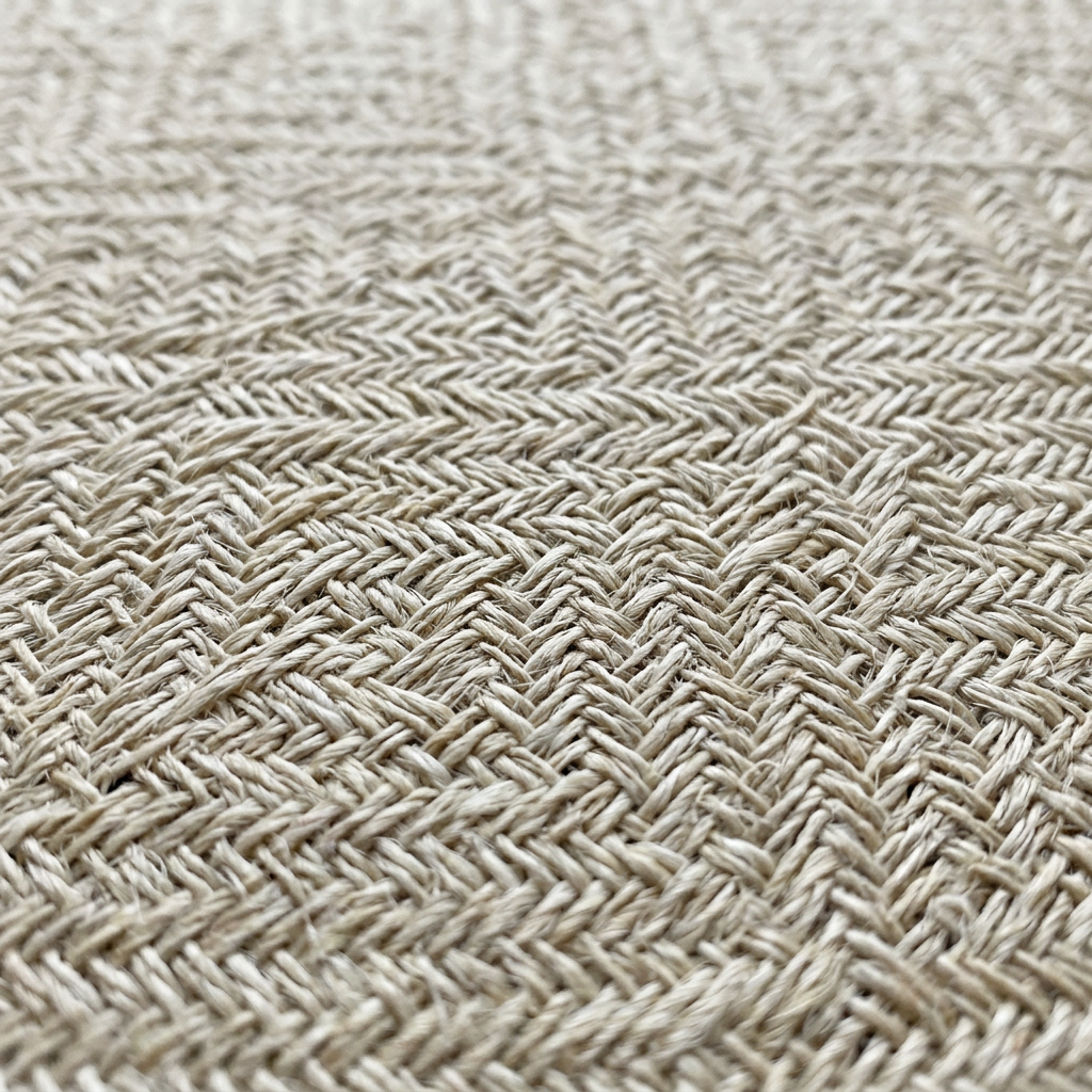 Zoom qualité du tissage du tapis Lagrasse Or